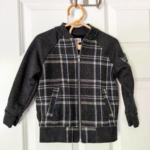 Cat & Jack | plaid zipper jacket | 3T
